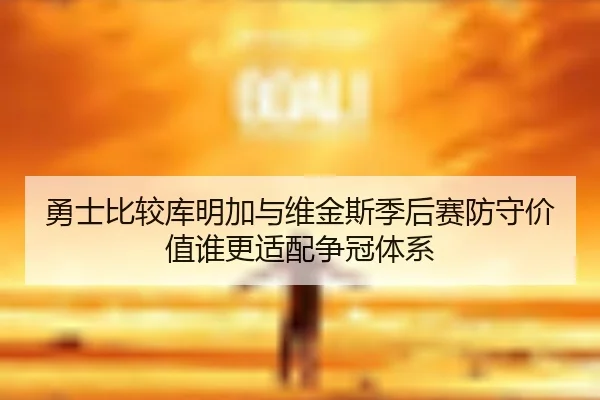 勇士比较库明加与维金斯季后赛防守价值谁更适配争冠体系